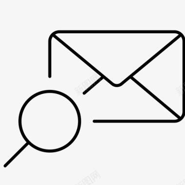搜索电子邮件条款特定图标图标