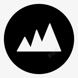 数据山脉区域图统计山脉图标高清图片