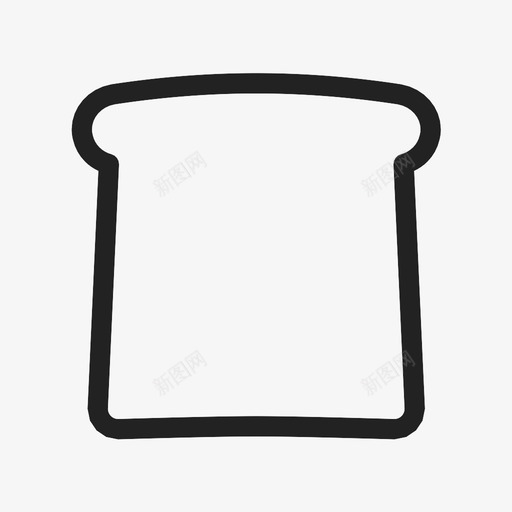 面包营养品面包片图标svg_新图网 https://ixintu.com 切片面包 吐司面包 法式吐司 烤面包 烤面包架 营养 营养品 面包 面包片
