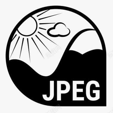 jpeg光栅照片图标图标