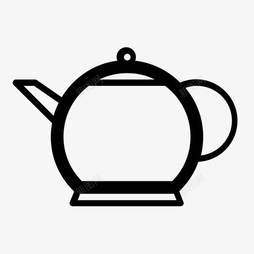 茶壶茶时间茶杯图标svg_新图网 https://ixintu.com 咖啡杯 水壶 热饮 组合 茶壶 茶时间 茶杯