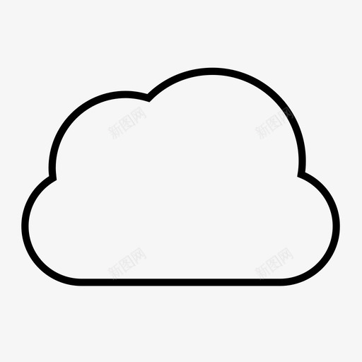 云多云白天图标svg_新图网 https://ixintu.com 云 多云 天气 白天 蓬松 预报