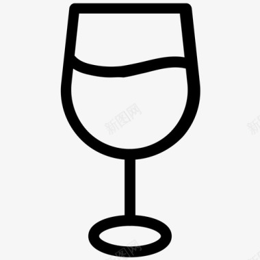 葡萄酒酒精香槟图标图标