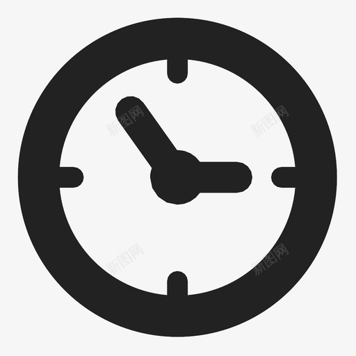 时钟计时器分钟图标svg_新图网 https://ixintu.com 分钟 定时 小时 数字 时钟 模拟时钟 计时器 闹钟