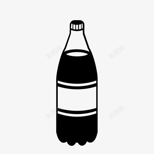 瓶子标签液体图标svg_新图网 https://ixintu.com 包装 回收 塑料 塑料瓶 打开 标签 液体 煤气 瓶子 苏打水 食品 饮料