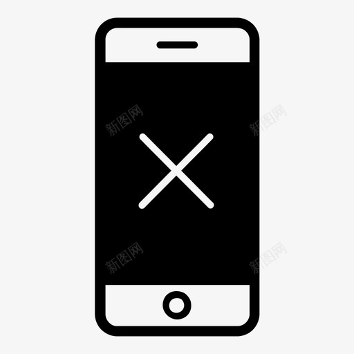 智能手机错误失败图标svg_新图网 https://ixintu.com iphone 不正确 丢弃 严禁手机 删除 失败 手机 智能手机 禁止访问 设备 超赞智能手机暗版 错误