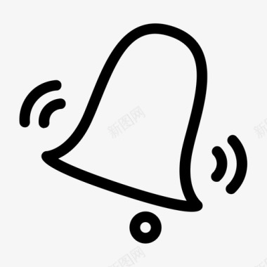 铃声警报叮当声图标图标