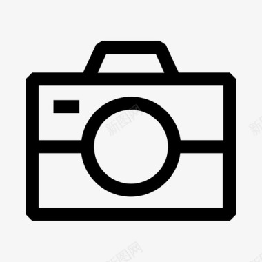 相机简单相机图标图标