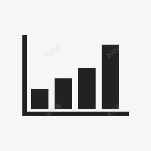 条形图统计演示图标svg_新图网 https://ixintu.com 业务 信息 办公室 图表 工作 数据 条形图 比较 演示 组织 统计