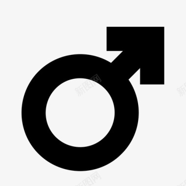 男性洗手间标志性别标志图标图标