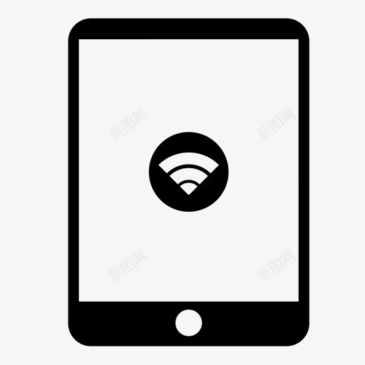 wifi平板电脑技术屏幕图标svg_新图网 https://ixintu.com ipad wifi平板电脑 屏幕 技术 电子产品 电子设备 移动设备 设备