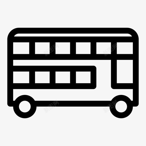 巴士双层巴士公共交通图标svg_新图网 https://ixintu.com 公共交通 公共交通系统 双层巴士 巴士 旅游 车辆