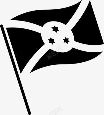 布隆迪国旗代表国家符号图标图标