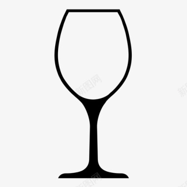 空酒杯玻璃器皿图标图标