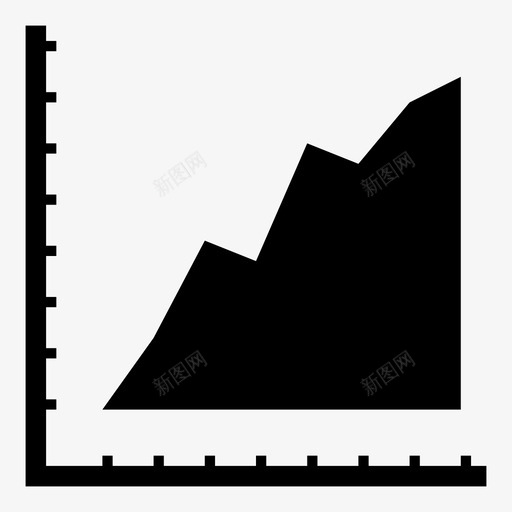 增长利润营销图标svg_新图网 https://ixintu.com 利润 图表 增加 增长 改进 爬升 营销