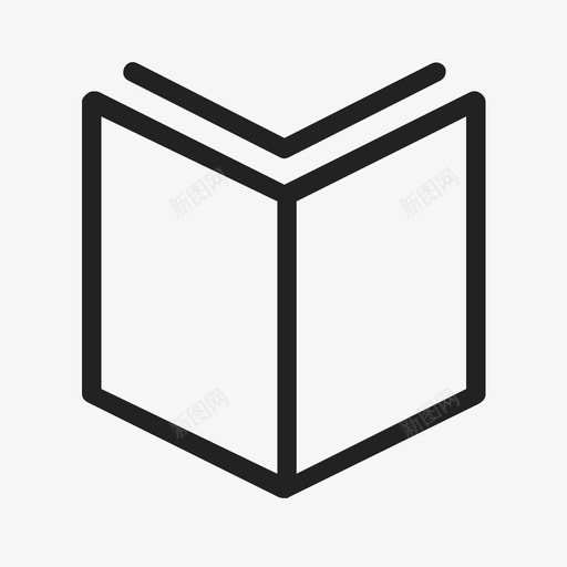 书教育开放图标svg_新图网 https://ixintu.com 书 开放 打开书 教育 阅读