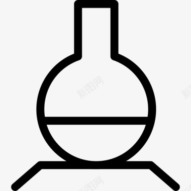 烧杯科学家科学研究图标图标