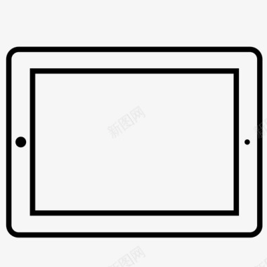 平板电脑技术屏幕图标图标