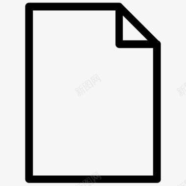 纸张文本文档打印件图标图标