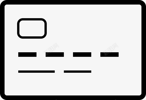 信用卡信用卡正面刷卡图标svg_新图网 https://ixintu.com emv芯片 lil文件 信用卡 信用卡正面 借记卡 刷卡 收费 货币 金融