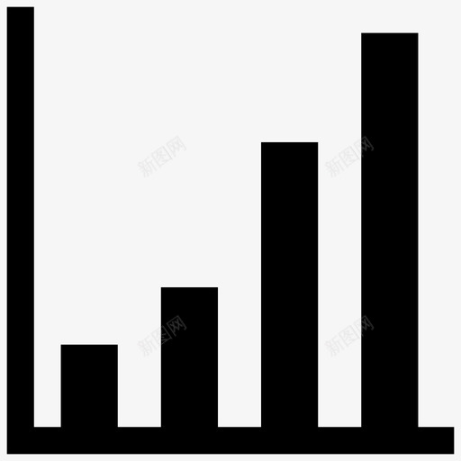 条形图统计信息图图标svg_新图网 https://ixintu.com 信息图 数据可视化 数据图形 条形图 统计