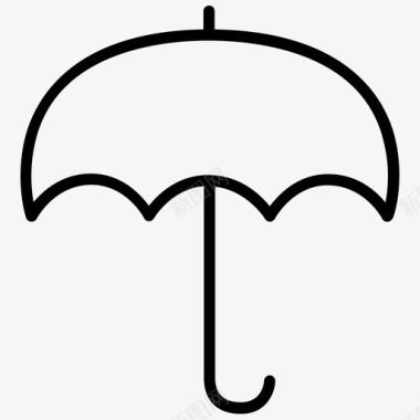 伞天气温哥华图标图标