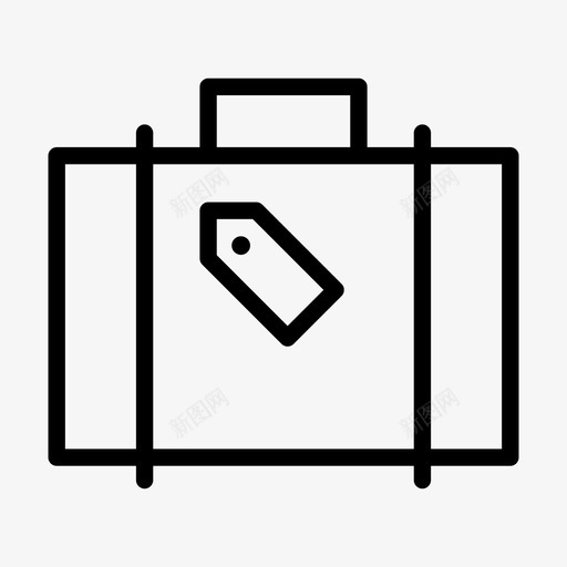 行李旅行旅行袋图标svg_新图网 https://ixintu.com 公文包 套装 度假 手提箱 旅行 旅行袋 行李 酒店主题图标集