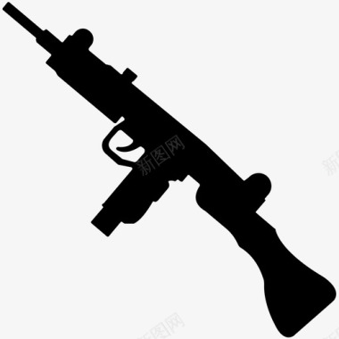 枪武器固体图标图标