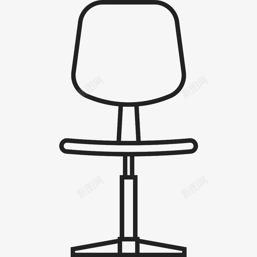 椅子靠背设备图标svg_新图网 https://ixintu.com 办公室 家具 椅子 设备 靠背