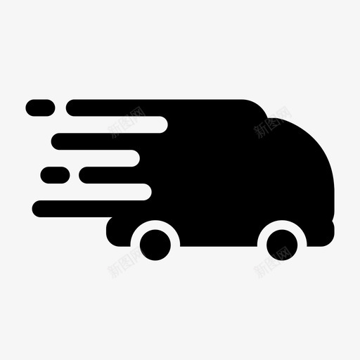 卡车半卡车装运图标svg_新图网 https://ixintu.com 半卡车 卡车 商店 快速交货 装运 购物 超速 运输 运输服务