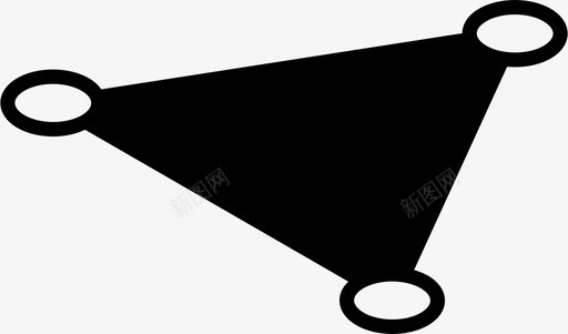 三角图三维图表图标svg_新图网 https://ixintu.com 三维 三角图 商务和演示 图表 尺寸 等轴测
