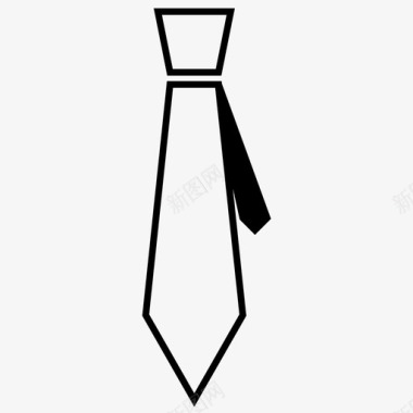 领带工作服西装图标图标