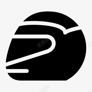 摩托车头盔盾牌安全图标图标