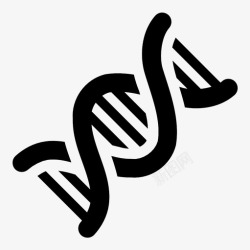 分子基因dna基因组螺旋图标高清图片