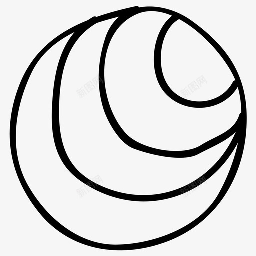 球运动手绘涂鸦图标svg_新图网 https://ixintu.com 球 运动手绘涂鸦图标