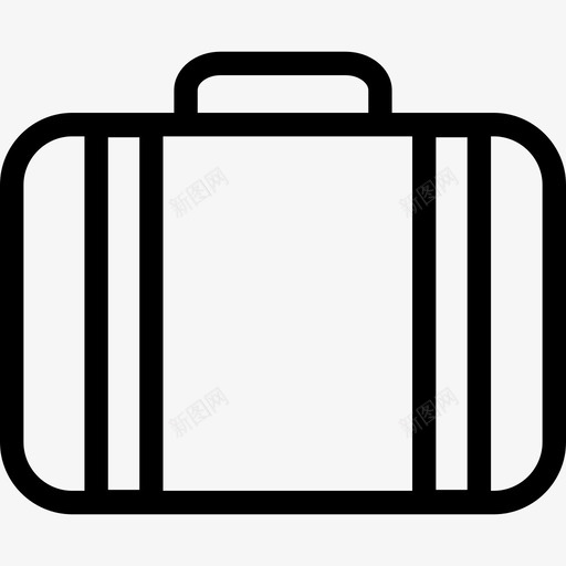 采购产品手提箱带把手的袋子工作袋图标svg_新图网 https://ixintu.com 公文包 工作袋 带把手的袋子 旅行 旅行者 行李 采购产品手提箱