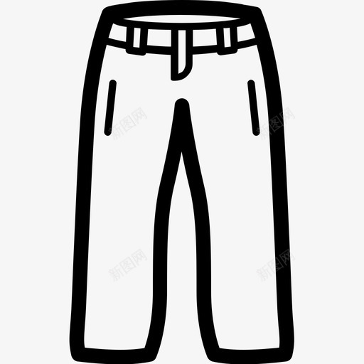 裤子腰带颜色图标svg_新图网 https://ixintu.com 男 穿 腰带 裤子 防护 雪地服 颜色
