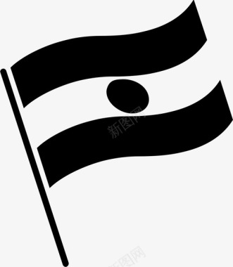 尼日尔国旗代表国家符号图标图标