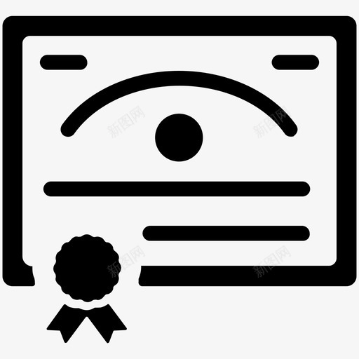 证书奖励契约图标svg_新图网 https://ixintu.com 合法性 契约 奖励 文凭 荣誉 认可 许可证 证书
