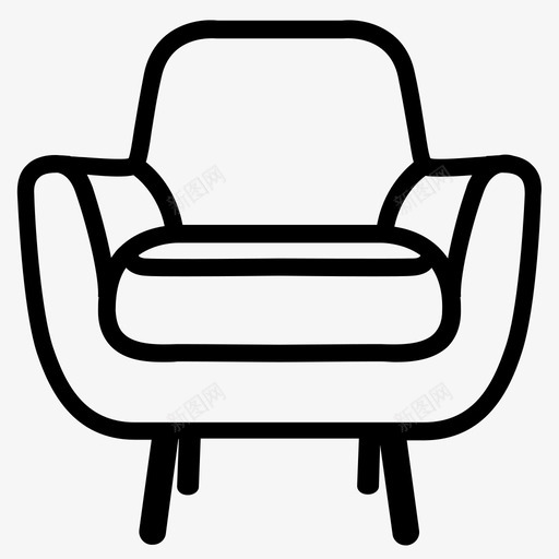 椅子坐下休息图标svg_新图网 https://ixintu.com 休息 坐下 家具 扶手椅 护理 放松 椅子 沙发 诚实