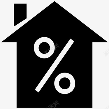房屋贷款房屋净值贷款应计利息图标图标