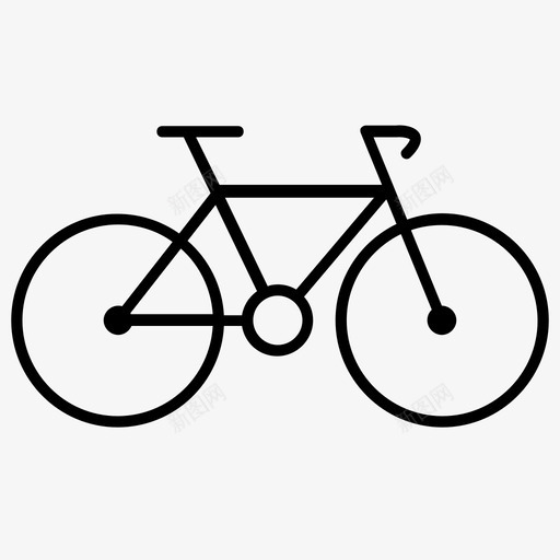 自行车城市交通公路自行车图标svg_新图网 https://ixintu.com 公路自行车 城市交通 多式联运 自行车 轮子