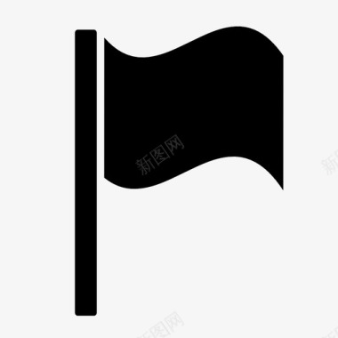 旗帜声明标记图标图标