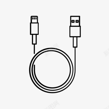 苹果线缆充电器电子产品图标图标
