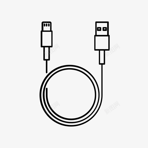 苹果线缆充电器电子产品图标svg_新图网 https://ixintu.com ipad iphone 充电器 电子产品 苹果硬件套件 苹果线缆