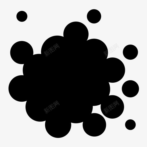 气泡圆圈半色调图标svg_新图网 https://ixintu.com 半色调 圆圈 报纸印刷品 气泡