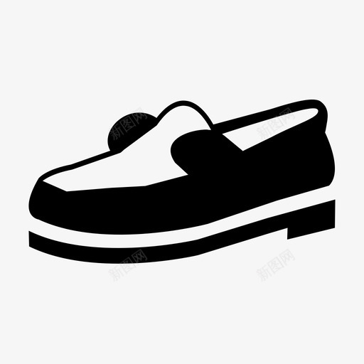 上装休闲装鞋图标svg_新图网 https://ixintu.com 上装 休闲装 时装 服装 脚 鞋 预科生