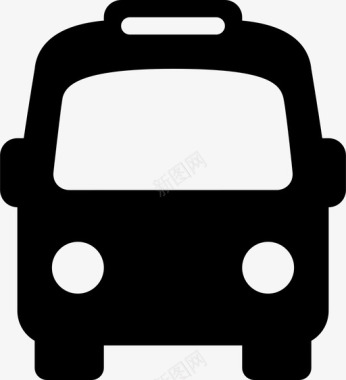 公共汽车公共交通乘坐公共汽车图标图标