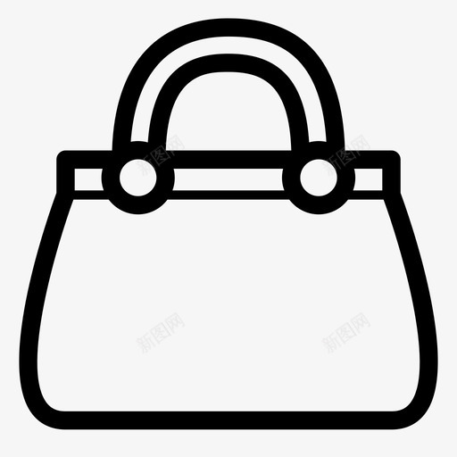 钱包包时尚图标svg_新图网 https://ixintu.com 包 女人 女士 女孩 手袋 时尚 每天 钱包