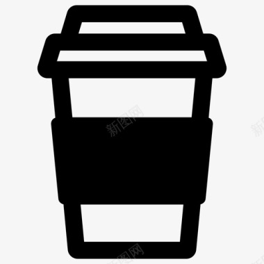 咖啡去咖啡外卖咖啡图标图标